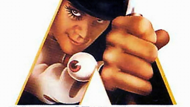 Poster del noto film 'Arancia Meccanica'