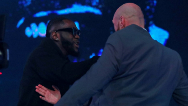 Deontay Wilder vs Tyson Fury: fase 'calda' della conferenza stampa di presentazione del combattimento