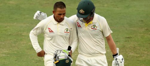 Highlights : Pakistan v Australia, 1st Test, Dubai, 5th day ... -(Image via espncricinfo/Twitter)