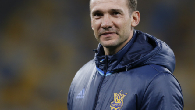 Andrij &Scaron;evčenko, commissario tecnico dell'Ucraina