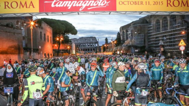 Granfondo Campagnolo domenica 14 ottobre a Roma (foto - sportlaziale.it)