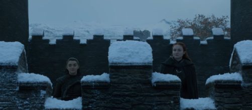 'GOT': Sophie Turner & Maisie Williams smoked marijuana at the end of the shootings. Image credit:Doran Martell/YouTube screenshot