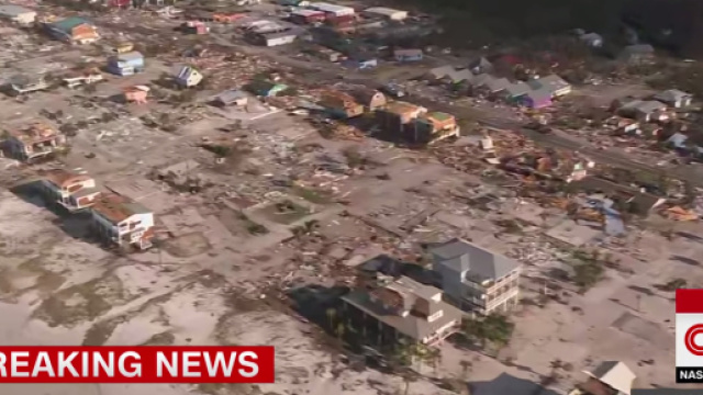 Fotogramma tratto dalla ripresa aerea della CNN.