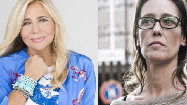 Da sinistra Mara Venier e Ilaria Cucchi