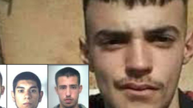 Manuel Careddu: 5 arresti per l'omicidio del 18enne; in basso, da sinistra: Christian Fodde, Matteo Satta e Riccardo Carta