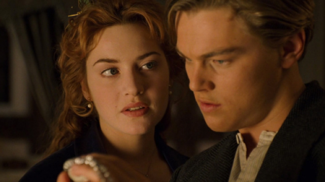 Jack e Rose in una delle scene del film
