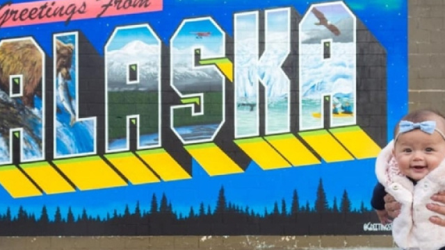 Harper Yeats arriva in Alaska con i suoi genitori