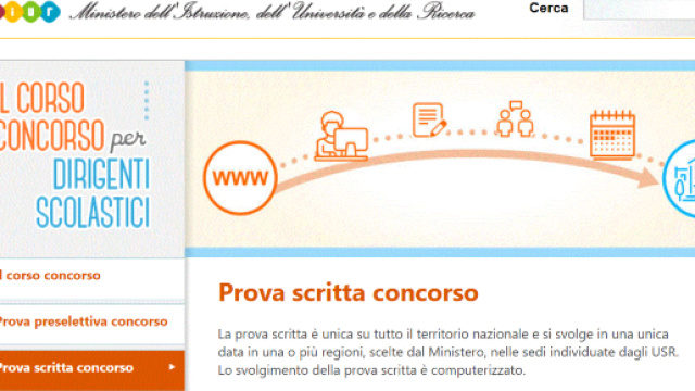 Prova scritta concorso dirigenti scolastici