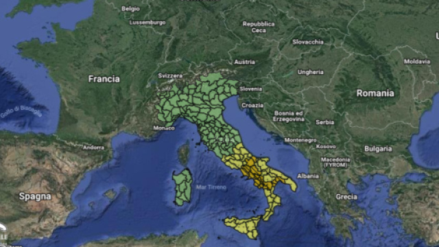 Immagine tratta dal sito della Protezione Civile.