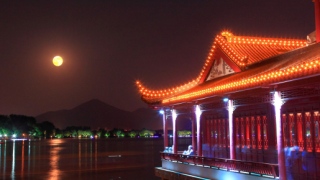 Sfondi : Cina, citt&agrave;, viaggio, Luna, Turismo, orizzontale, notte ... - wallhere.com