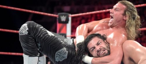 Dolph Ziggler battled Universal Champion Roman Reigns on Raw this Monday (October 1) in Seattle, WA. - [WWE / YouTube screencap]