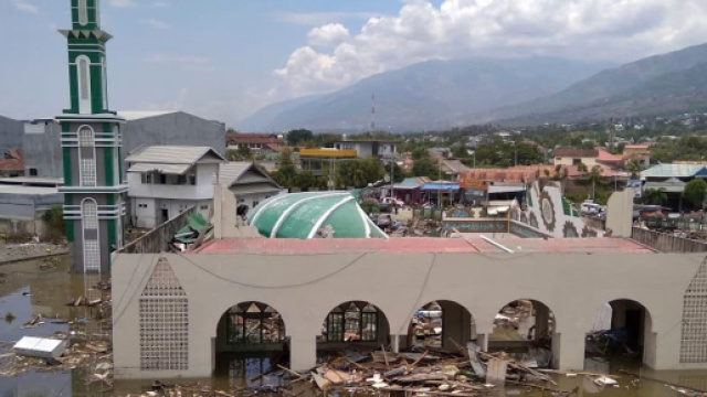 Tsunami a Palu e Donggala, sull'isola di Sulawesi, in Indonesia