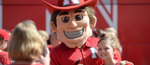 Nebraska mascot in action. - [Fansided.com / YouTube screencap]