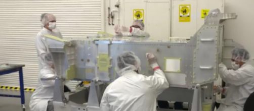 Painting Cars for Mars: Prepping NASA&rsquo;s Mars 2020 Rover [Image courtesy &ndash; NASA Jet Propulsion Laboratory YouTube video]