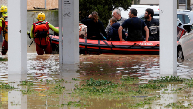 Les intemp&eacute;ries dans l'Aude on fait au moins 14 morts