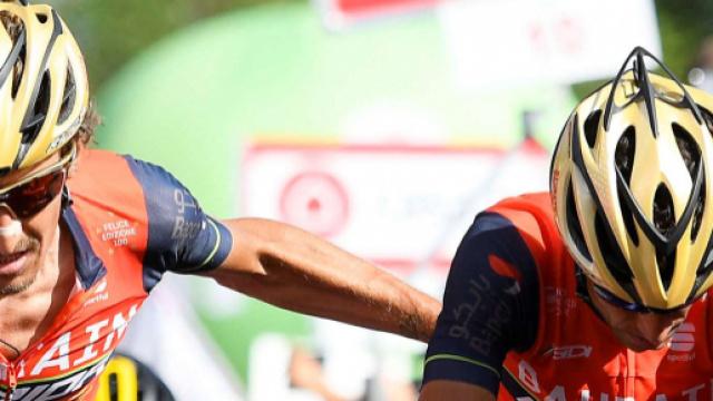 Pellizotti e Nibali, insieme prima alla Liquigas e poi al Team Bahrain