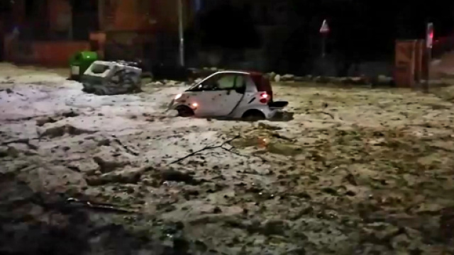 Roma, violento nubifragio sulla capitale.