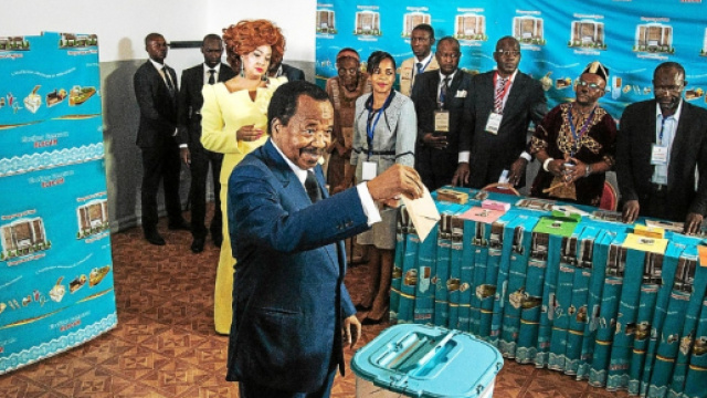 Paul Biya a &eacute;t&eacute; r&eacute;&eacute;lu &agrave; la majorit&eacute;