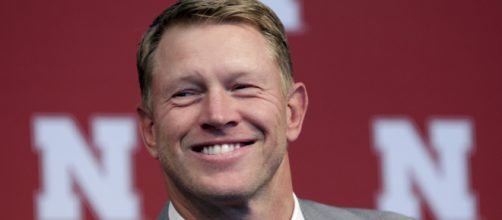 Nebraska coach is all smiles now. - [mlive.com / YouTube screencap]