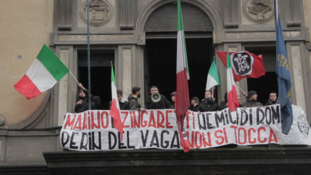 Casapound a Roma (Fonte: CasaPound Italia &ndash; Youtube)