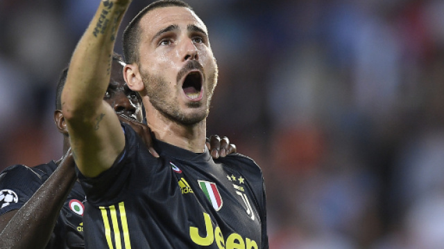 Juventus, la gioia di Bonucci e CR7