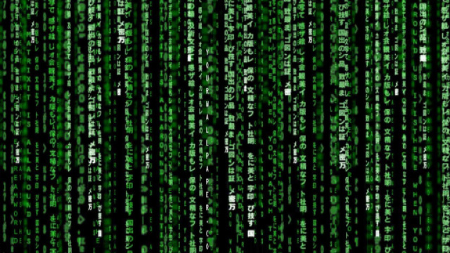 Il codice verde del film Matrix &egrave; composto da ideogrammi giapponesi che descrivono ricette di sushi - blogspot.com