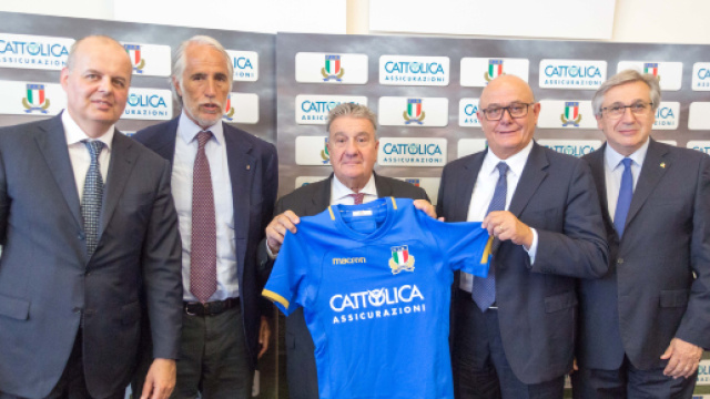 Presentazione a Milano della nuova stagione della Nazionale Italiana Rugby