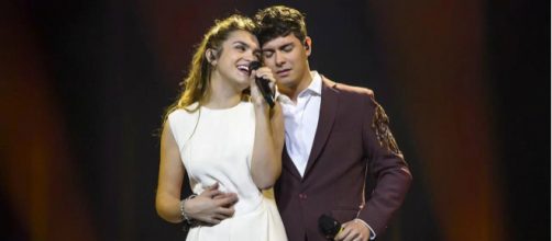 Amaia y Alfred, en el Festival de Eurovisi&oacute;n. / RTVE