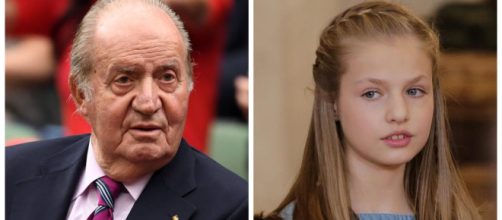 Rey Juan Carlos I y Leonor en imagen