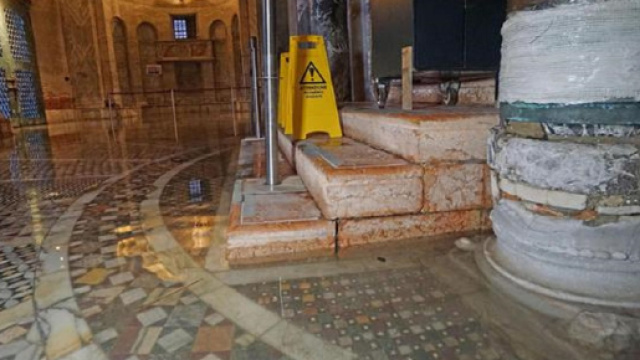 Basilica di San Marco a Venezia: allagata per il maltempo