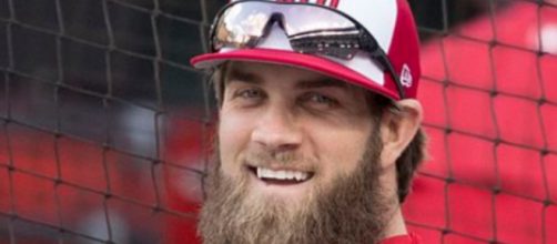 Bryce Harper still has to earn the huge pay day. (Image by Keith Allison via Flickr.)