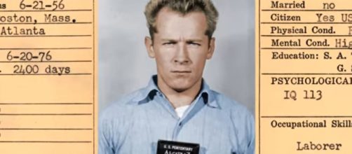Mobster James Joseph 'Whitey' Bulger was beaten with a padlock in a sock. [Image Source: AlcatrazHistory - YouTube]