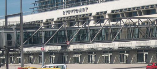 A 5-year-old girl was left alone at Stuttgart Airport by her family. [Image James Bowes/Wikimedia]