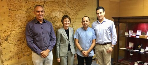 Padilla, Mestre, Z&uacute;&ntilde;iga y Navarro durante la reuni&oacute;n