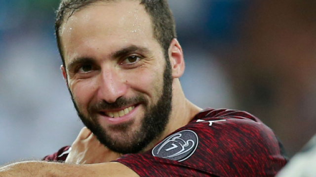 Gonzalo Gerardo Higua&igrave;n, attaccante del Milan.