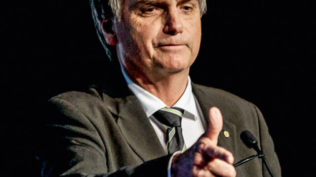 Jair Messias Bolsonario, candidat de l&rsquo;extr&ecirc;me-droite br&eacute;silien