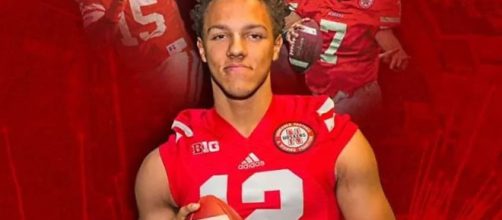 Adrian Martinez was one star for Nebraska against Wisconsin [Image via nkppao/YouTube]