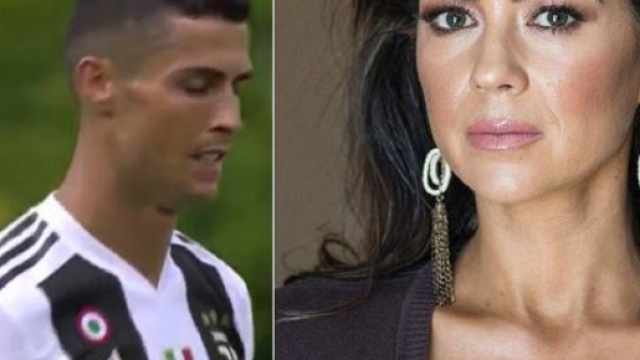Cristiano Ronaldo e la sua accusatrice Kathryn Mayorga.