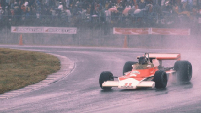 La McLaren-Ford di James Hunt al Gp del Giappone 1976