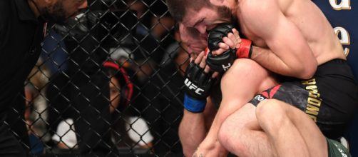 Khabib Nurmagomedov and McGregor at UFC 229 - Twitter/@UFC