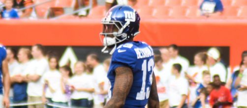 Odell lets everyone know its about him [image source: Erik Drost -Wikimedia Commons]