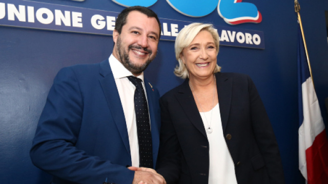 Europee, Salvini e Le Pen lanciano il 'Fronte della libert&agrave;'