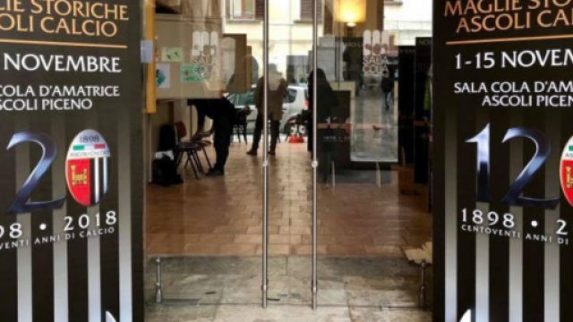 Inaugurazione dello store dell'Ascoli Calcio 1898