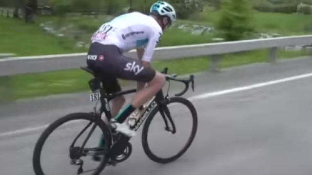 Chris Froome in fuga al Giro d'Italia