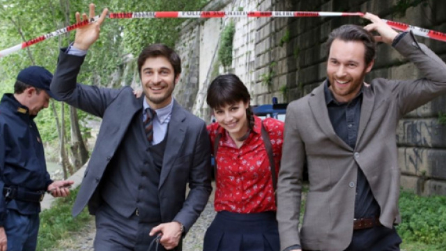 I tre protagonisti della fiction.