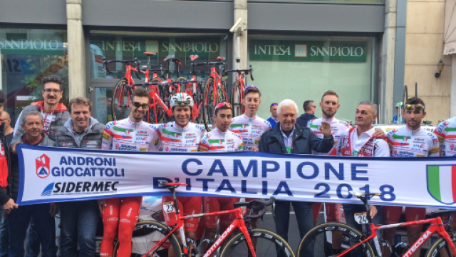 La Androni Sidermec riparte dal titolo conquistato nella Ciclismo Cup