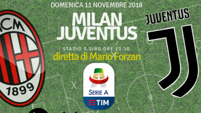 Milan - Juventus: big match a San Siro