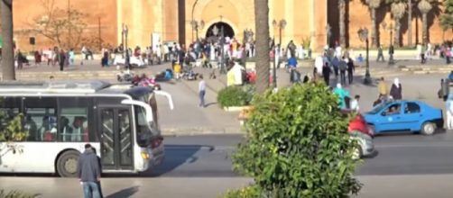A street scene of Morocco. [Image source/ Timosha21 YouTube video]