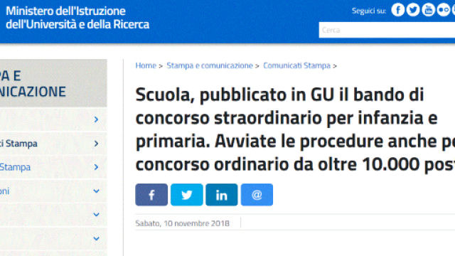 concorso straordinario requisiti e domanda di ammissione