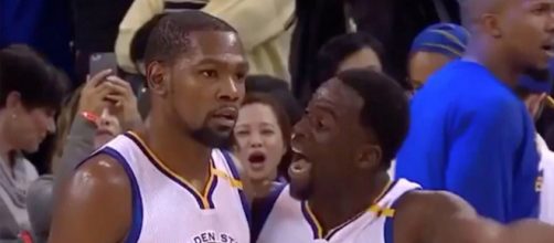 Friction between the two players continued as they went to their bench. image - ClutchPoints - clutchpoints.com